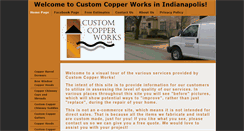 Desktop Screenshot of customcopperworks.com